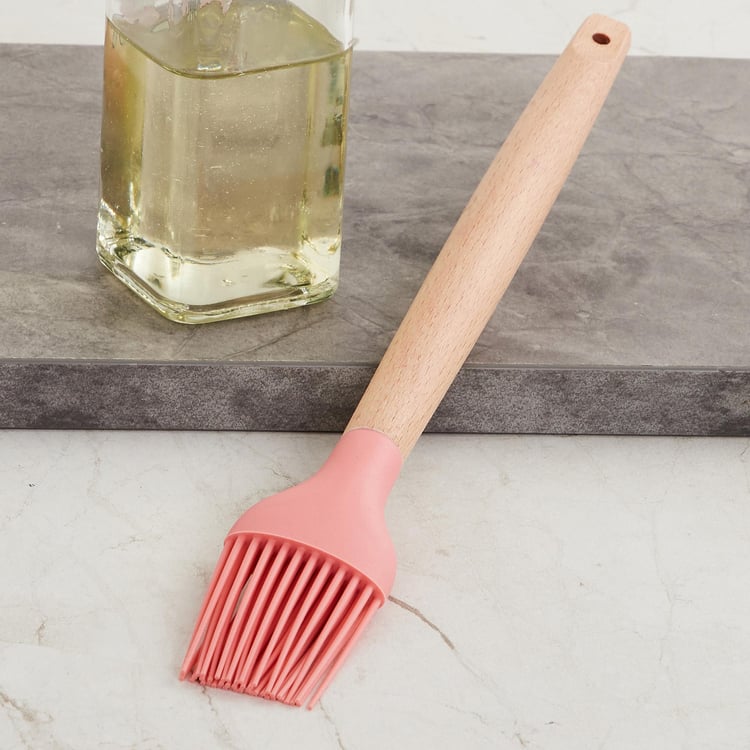 Rosemary Silicone Wooden Handle Basting Brush