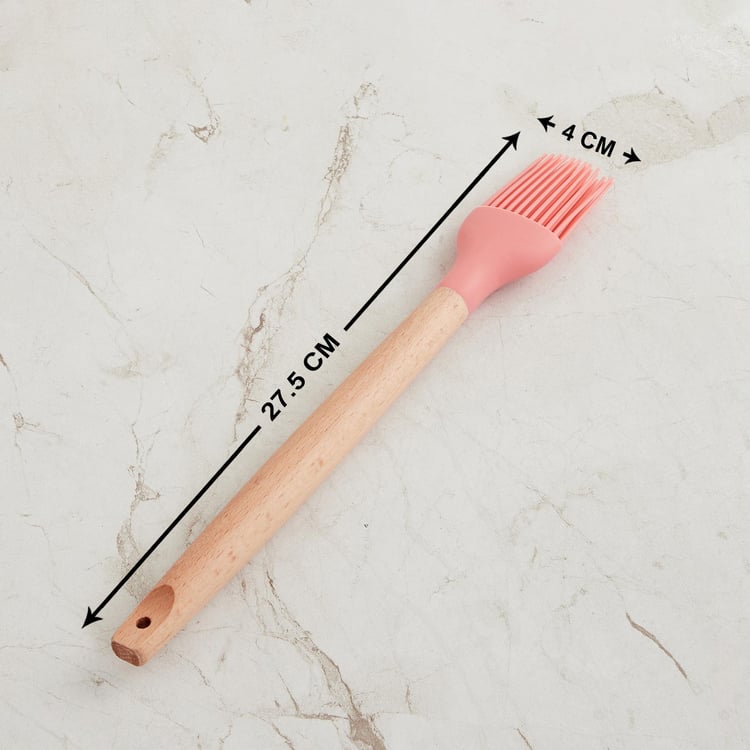 Rosemary Silicone Wooden Handle Basting Brush