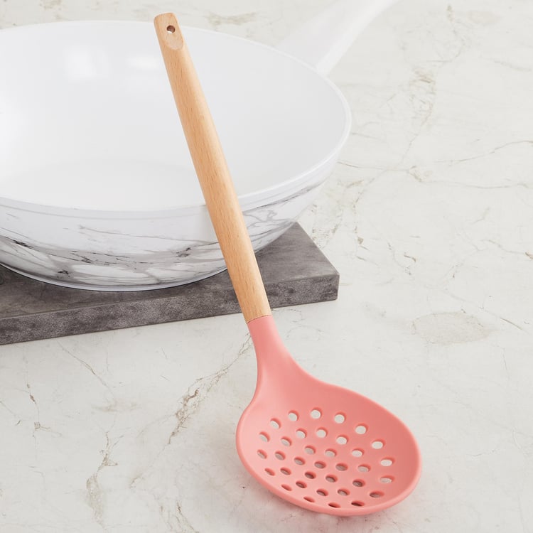 Rosemary Wooden Handle Silicone Skimmer