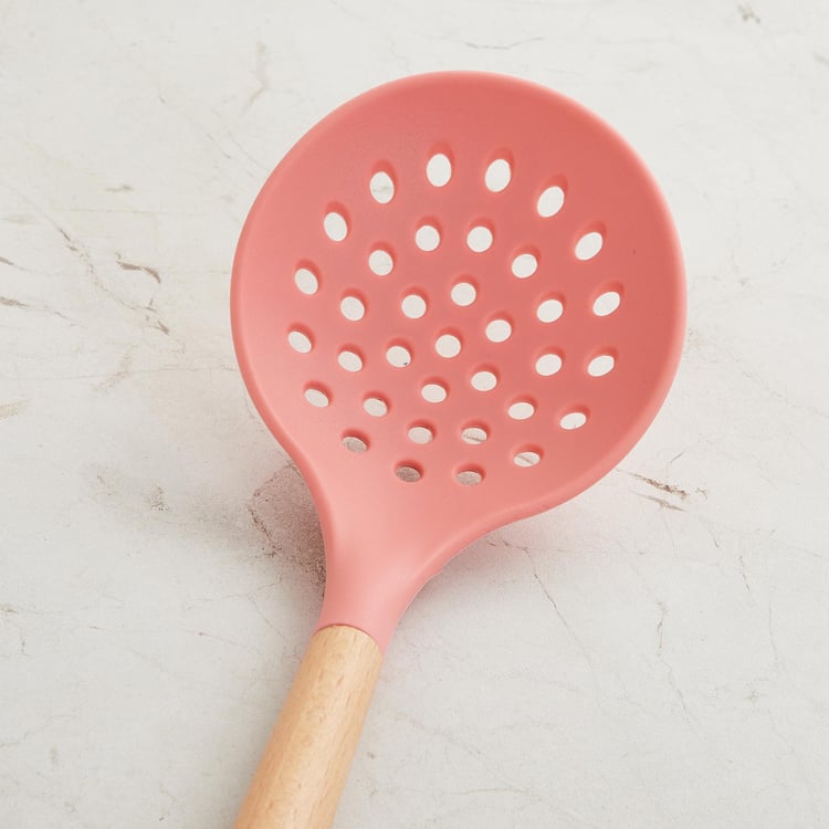 Rosemary Wooden Handle Silicone Skimmer