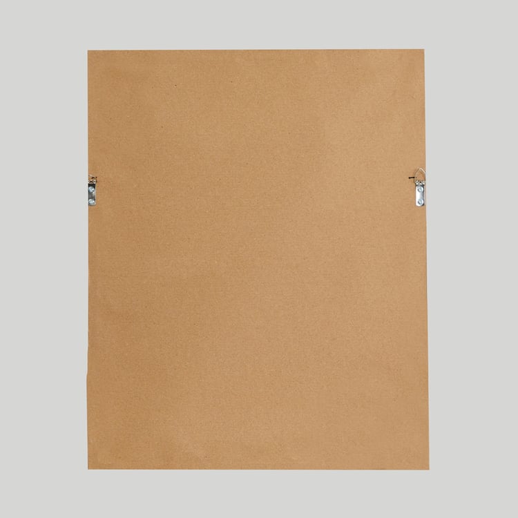 Graphite White MDF and Glass Printed Picture Frame