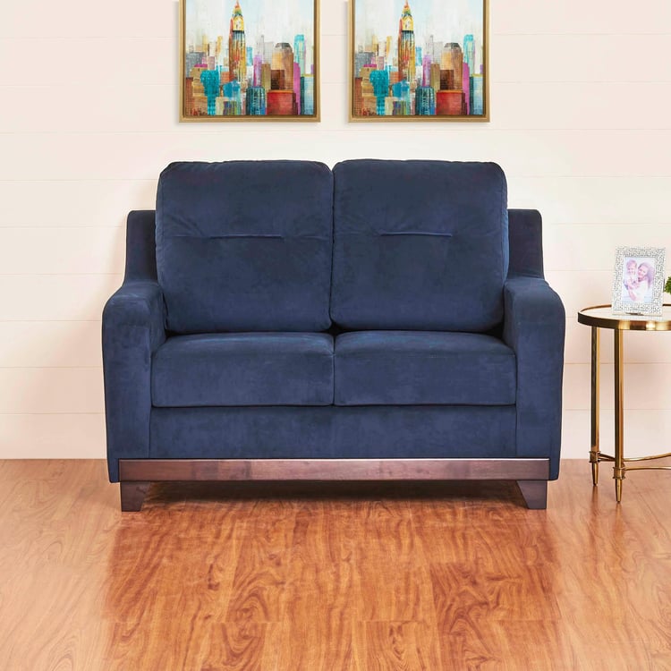 Santiago Fabric 2-Seater Sofa - Blue