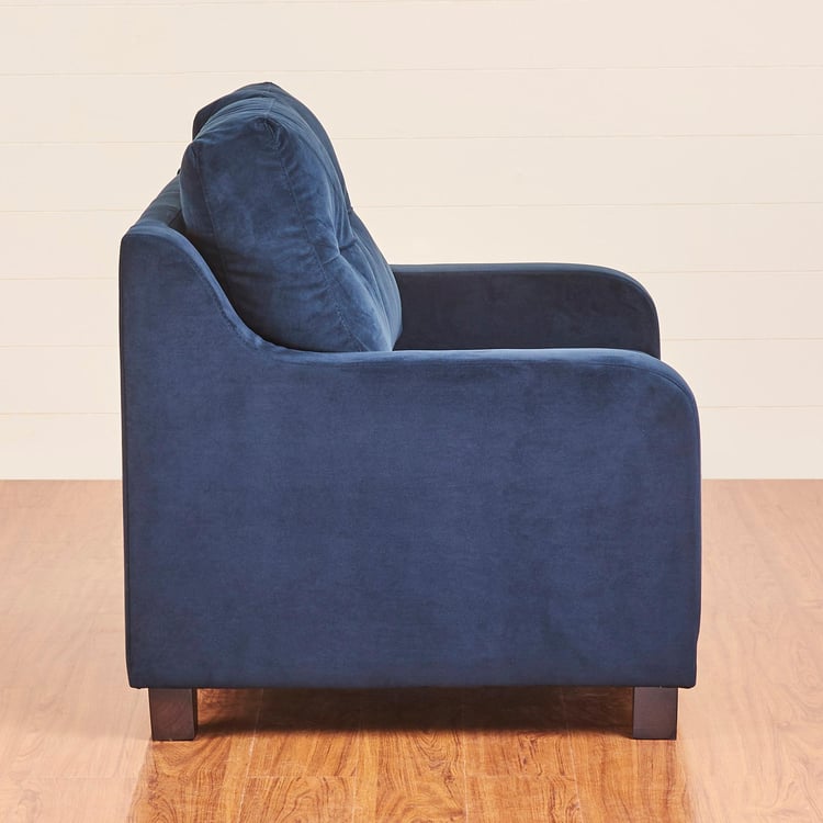 Santiago Fabric 2-Seater Sofa - Blue