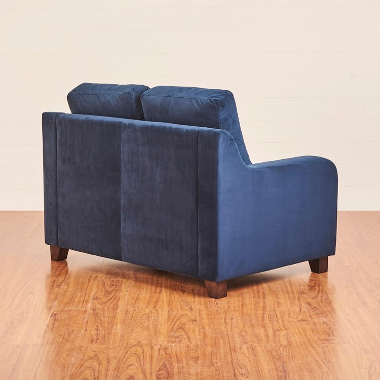 Santiago Fabric 2-Seater Sofa - Blue