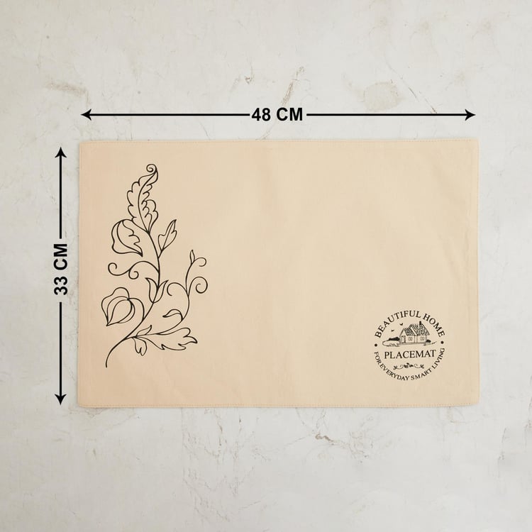 Mendo Beautiful Home Cotton Printed Placemat