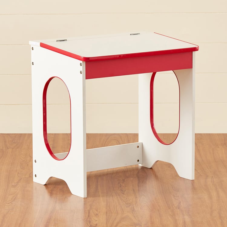 Helios Jackie Kids Study Table and Chair Set - Red