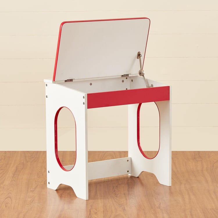 Helios Jackie Kids Study Table and Chair Set - Red