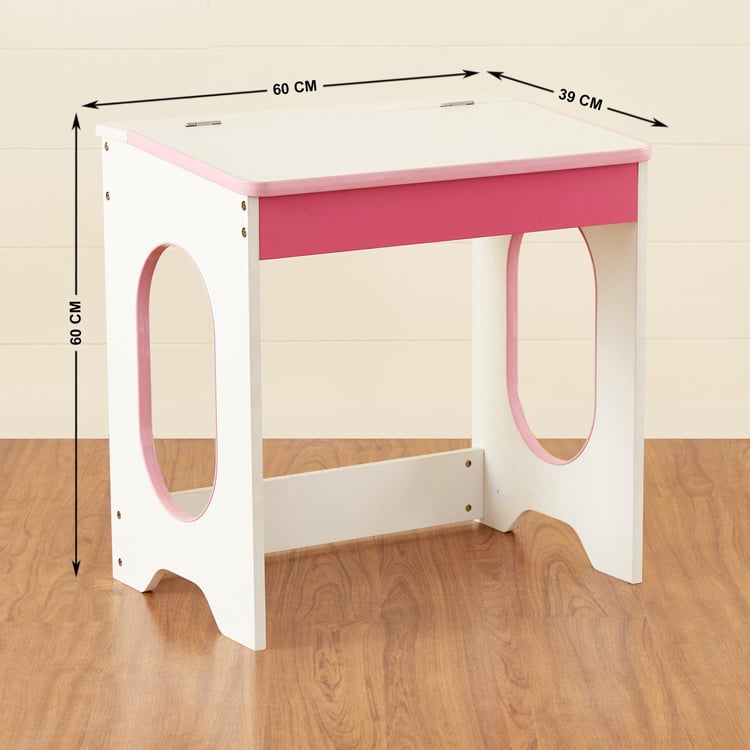 Helios Jackie Kids Study Table and Chair Set - Pink