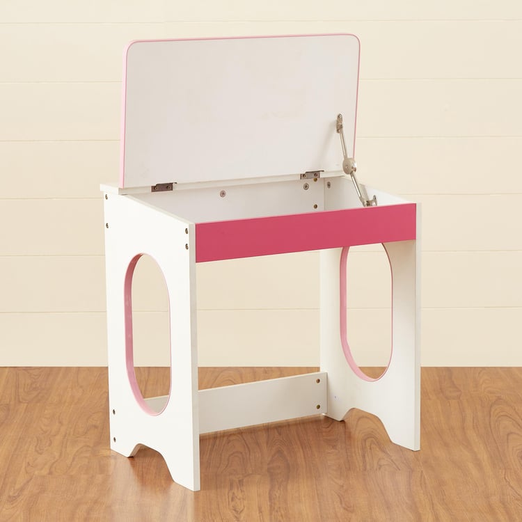 Helios Jackie Kids Study Table and Chair Set - Pink