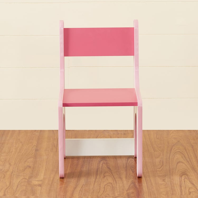 Helios Shrey Kids Study Table and Chair Set - Pink