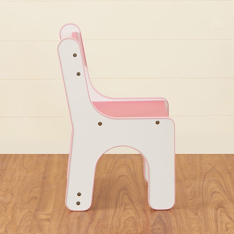 Helios Shrey Kids Study Table and Chair Set - Pink