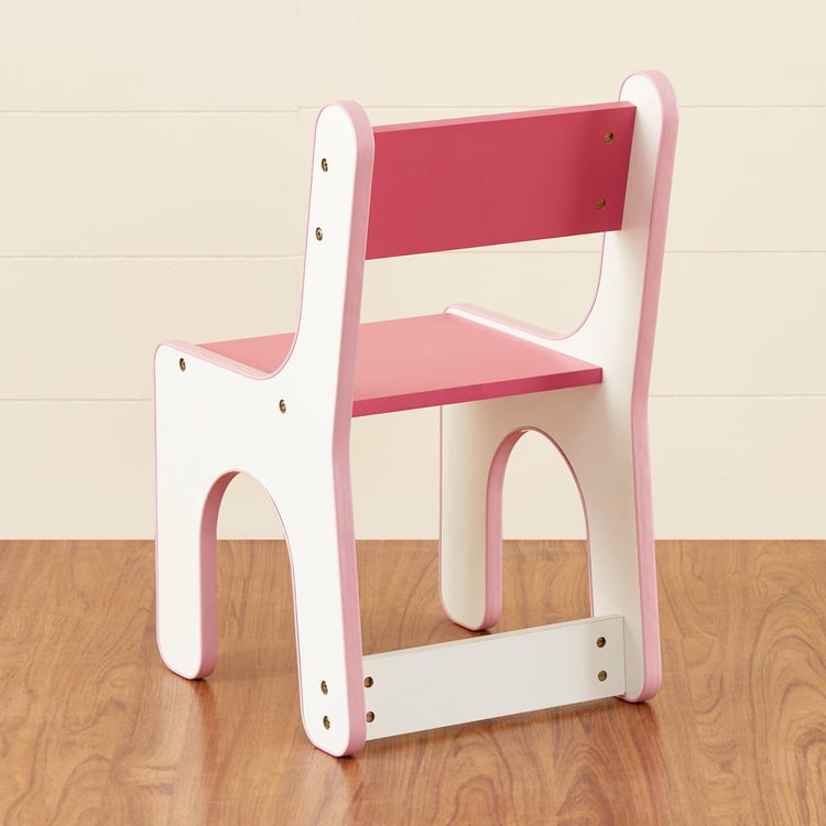 Helios Shrey Kids Study Table and Chair Set - Pink