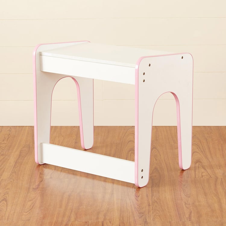 Helios Shrey Kids Study Table and Chair Set - Pink