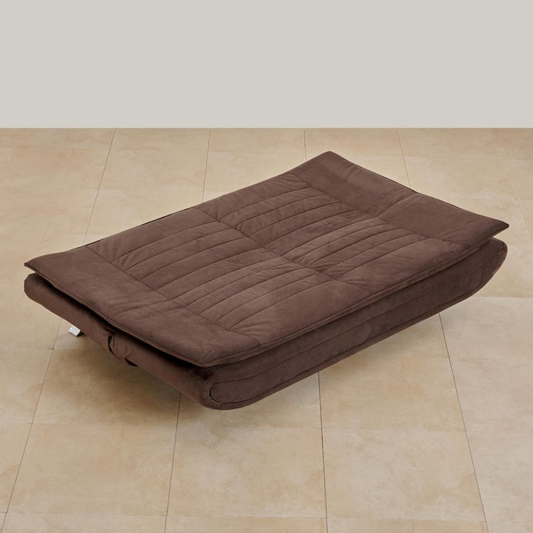 Faith NXT Fabric 3-Seater Sofa Bed - Brown