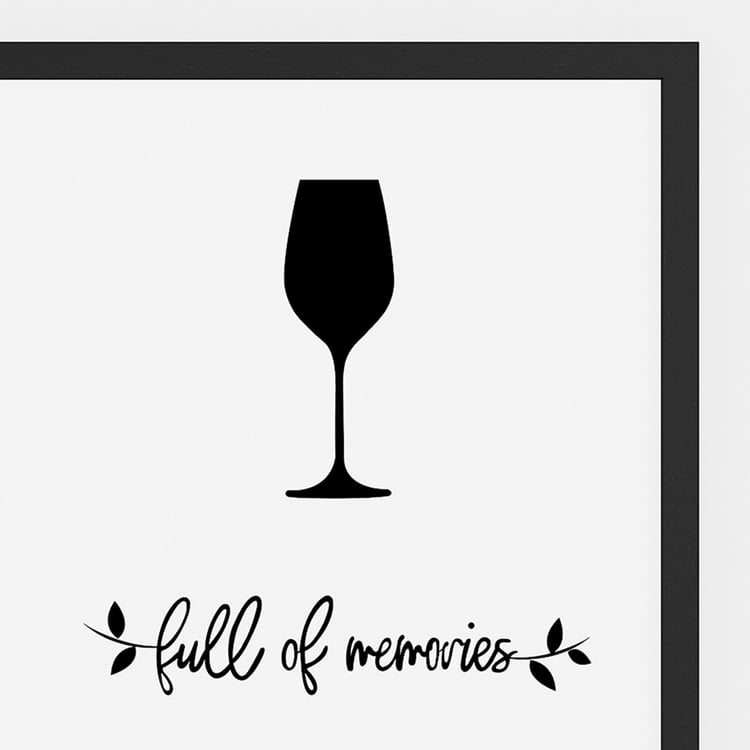 Corsica Graphite Multicolour Wooden Printed Picture Frame - 33x33 cm