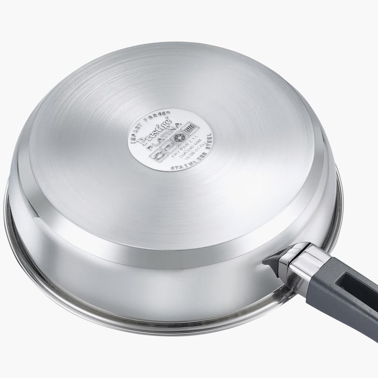 PRESTIGE Platina Popular Silver Stainless Steel Fry Pan - 1.3l