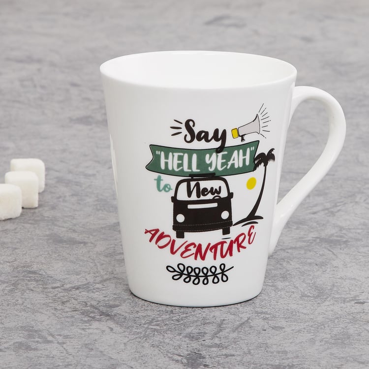 Corsica Oxford Bone China Coffee Mug - 340ml