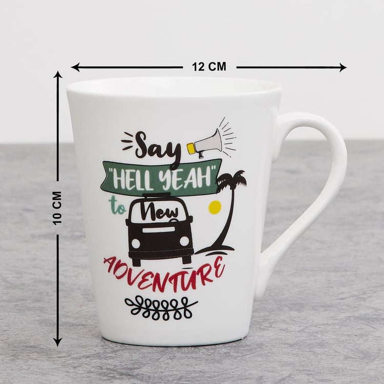 Corsica Oxford Bone China Coffee Mug - 340ml