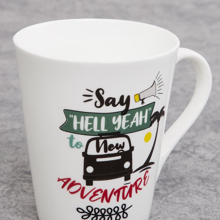 Corsica Oxford Bone China Coffee Mug - 340ml