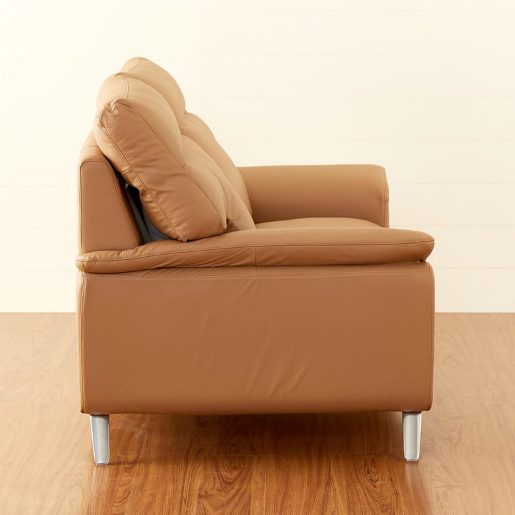 Neptune Vienna Leather 2-Seater Sofa - Brown