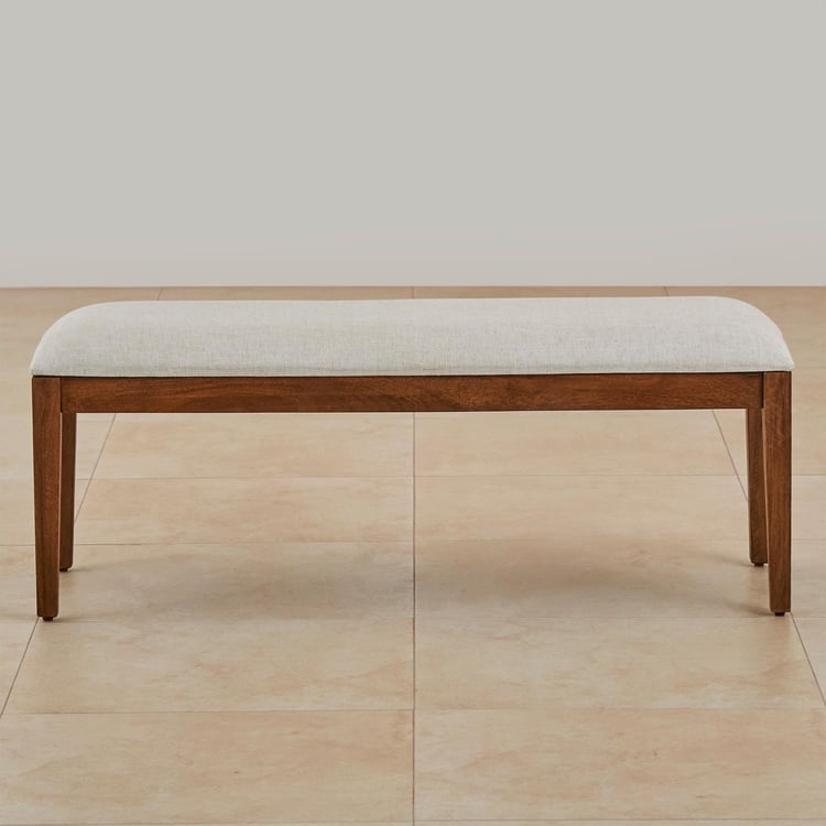 Cane Connection Terra Fabric Dining Bench - Brown