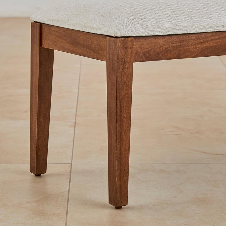 Cane Connection Terra Fabric Dining Bench - Brown