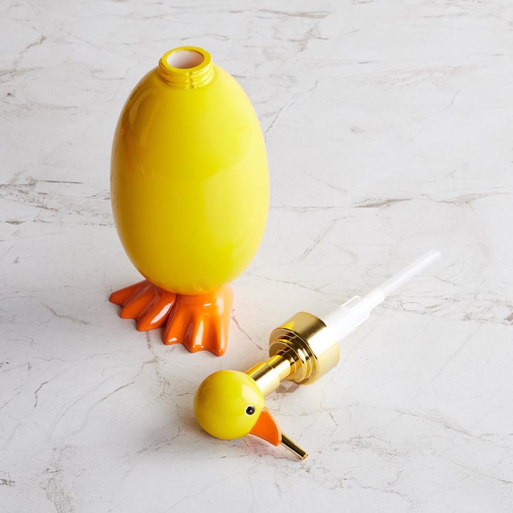 Corsica Slate Polyresin Duck Soap Dispenser