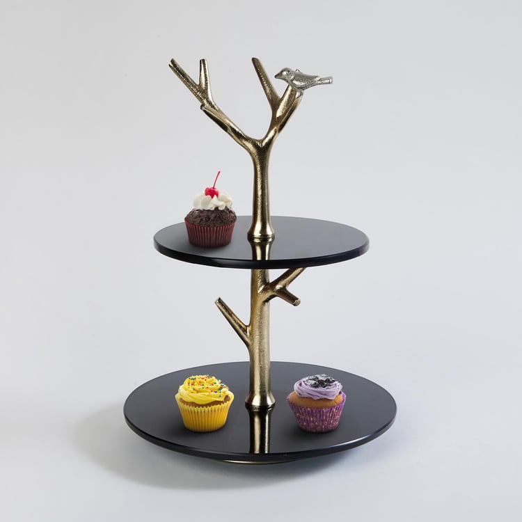 Eternity Metal 2-Tier Cake Stand