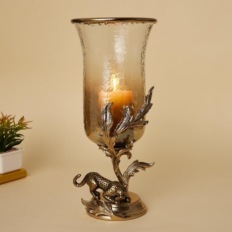 Eternity Glass Leopard Vase