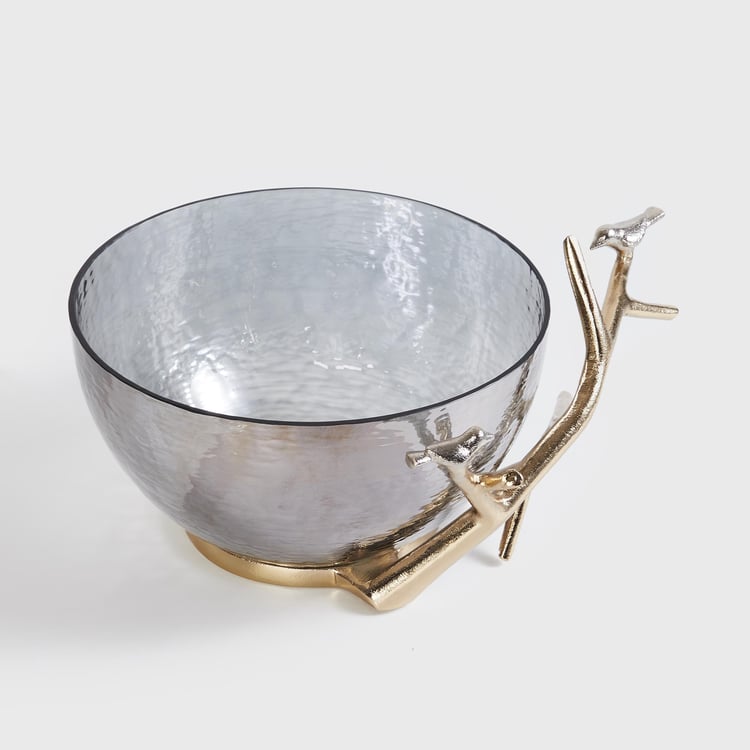 Eternity Metal Bird Decorative Bowl