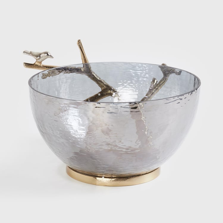 Eternity Metal Bird Decorative Bowl