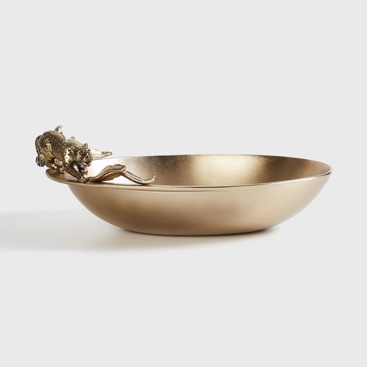 Eternity Metal Leopard Potpourri Bowl