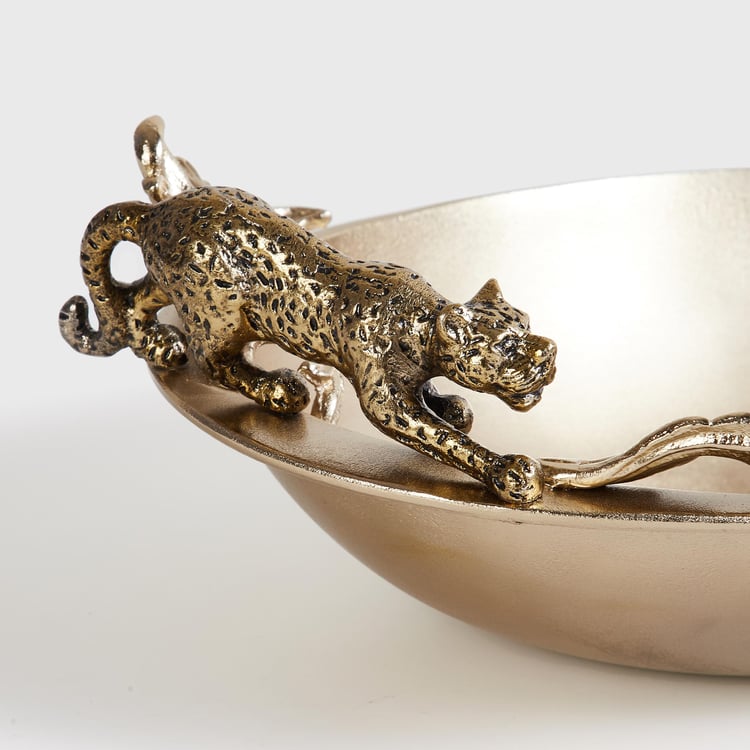 Eternity Metal Leopard Potpourri Bowl