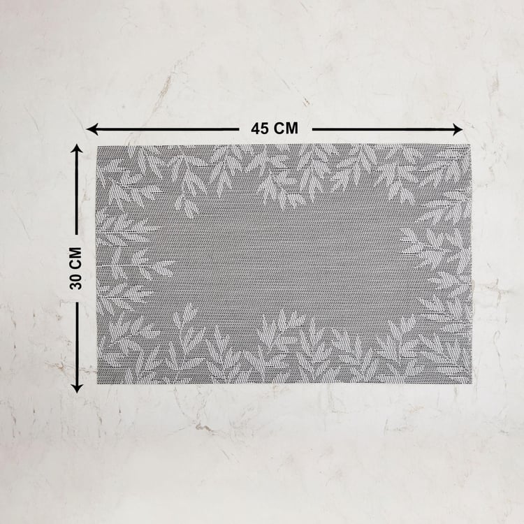 Eden Set of 6 PVC Leaf Printed Placemats