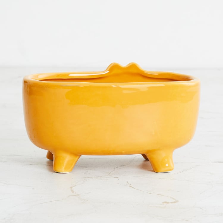 Colour Connect Ceramic Cat Planter