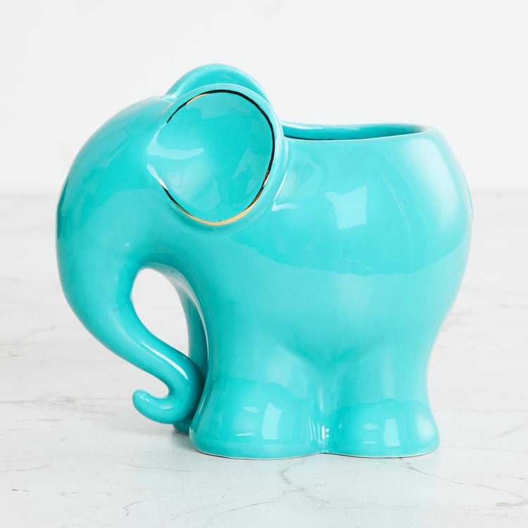 Colour Connect Ceramic Elephant Planter