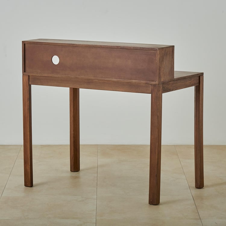Cane Connection Mango Wood Study Desk - Brown