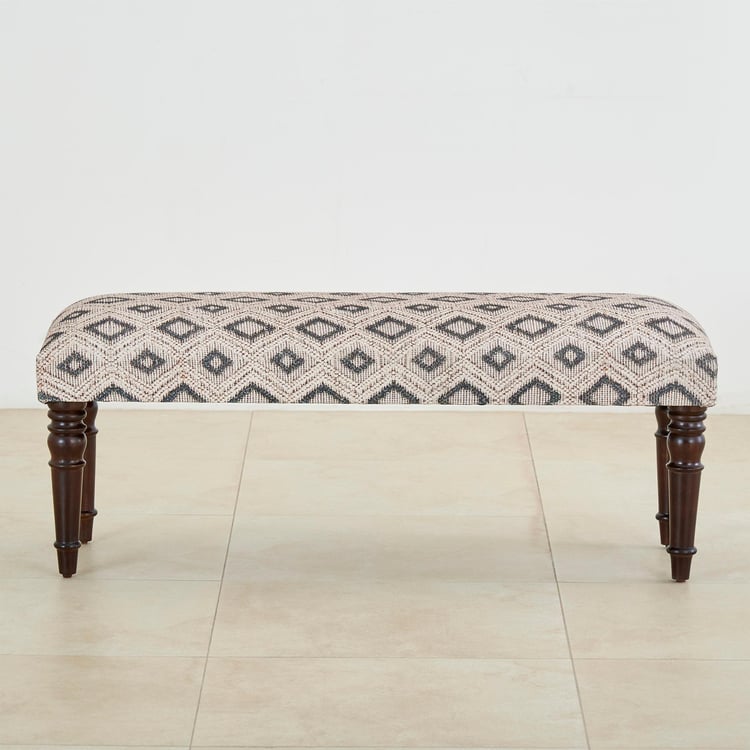 Kofun Fabric Bench - Beige