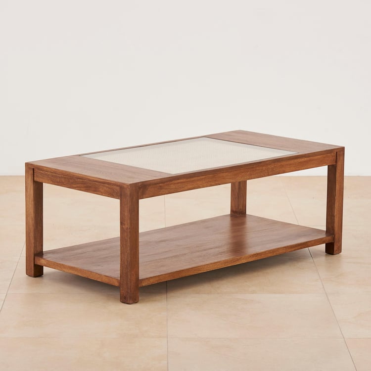 Cane Connection Mango Wood Coffee Table - Brown