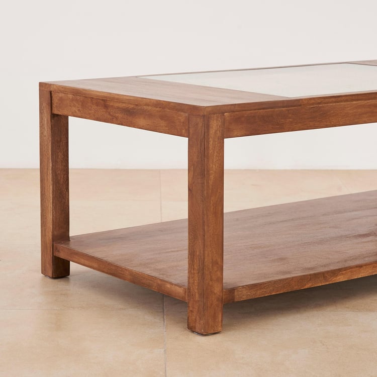 Cane Connection Mango Wood Coffee Table - Brown