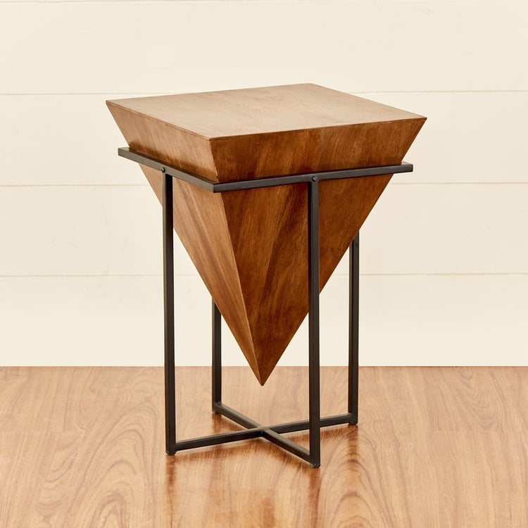 Ajax Planter Stand - Brown