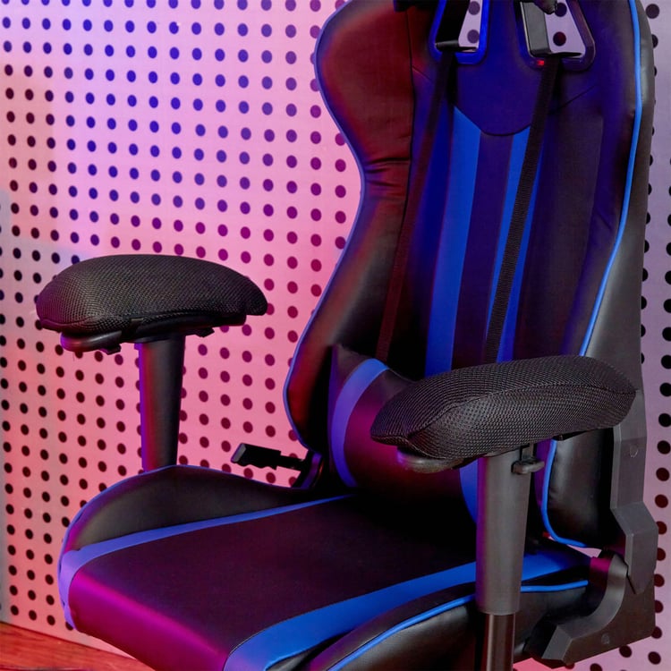 Champion Black Textured Memory Foam Armrest - 25x7.5cm - Set of 2