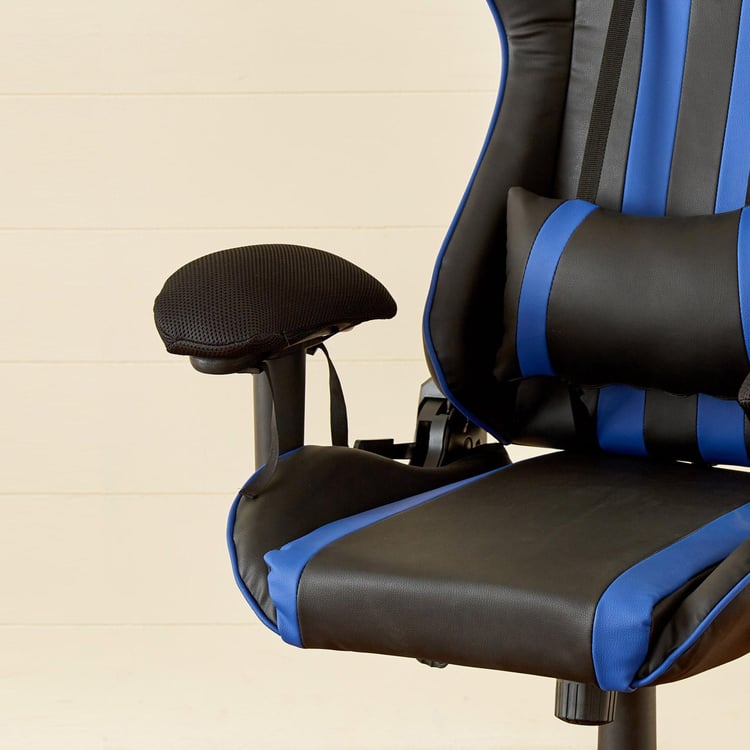 Champion Black Textured Memory Foam Armrest - 25x7.5cm - Set of 2