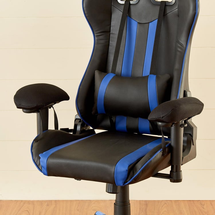 Champion Black Textured Memory Foam Armrest - 25x7.5cm - Set of 2