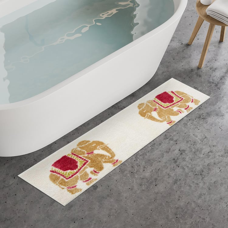 Art of Asia Polyester Anti-Slip Bath Runner - 49x150cm