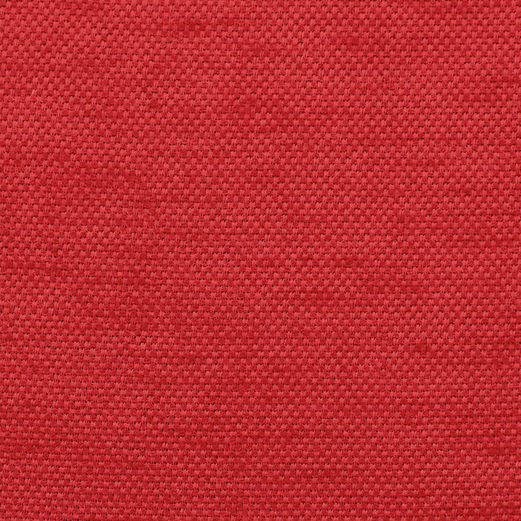 DECO WINDOW Red Textured Semi-Blackout Door Curtain - 122x228cm - Set Of 2