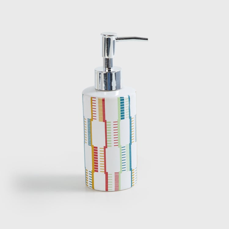 Corsica Mekong Printed Ceramic Bathroom Set - 3Pcs