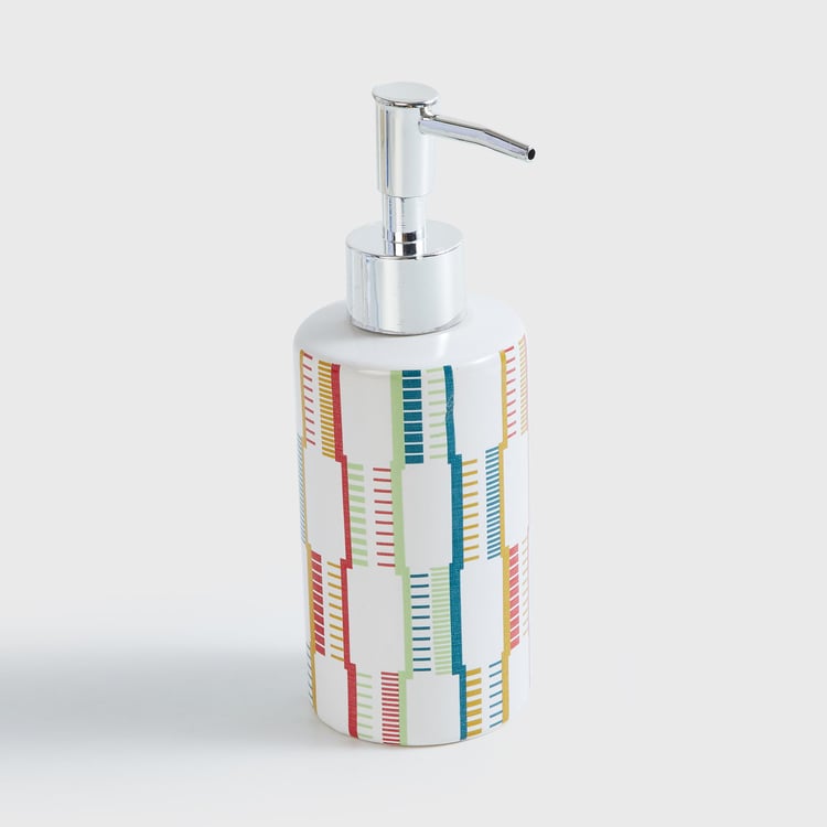 Corsica Mekong Printed Ceramic Bathroom Set - 3Pcs