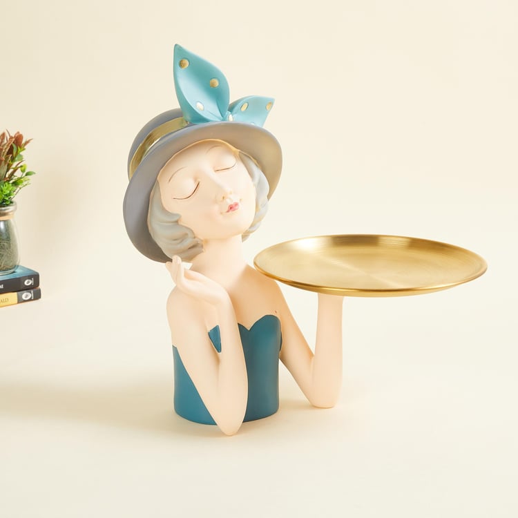 Souvenir Polyresin Lady Figurine