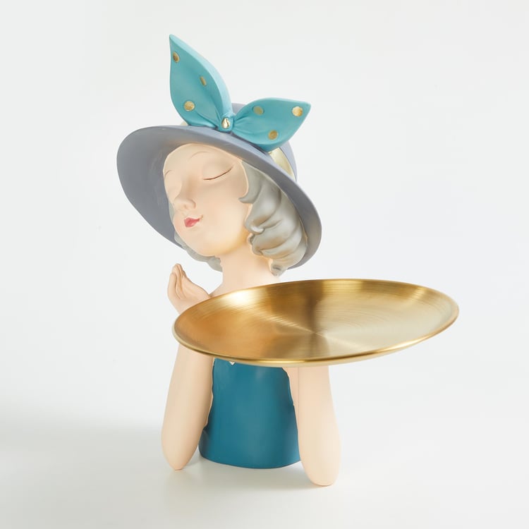 Souvenir Polyresin Lady Figurine